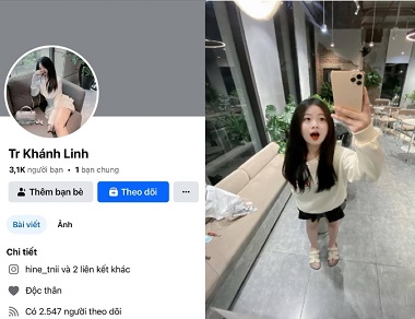 Khánh Linh hot facebook lộ clip sex - sex viet