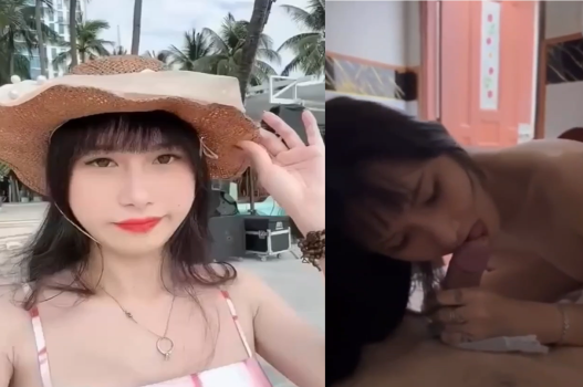 (không che) Du lịch gặp em Việt xinh đụ sướng
