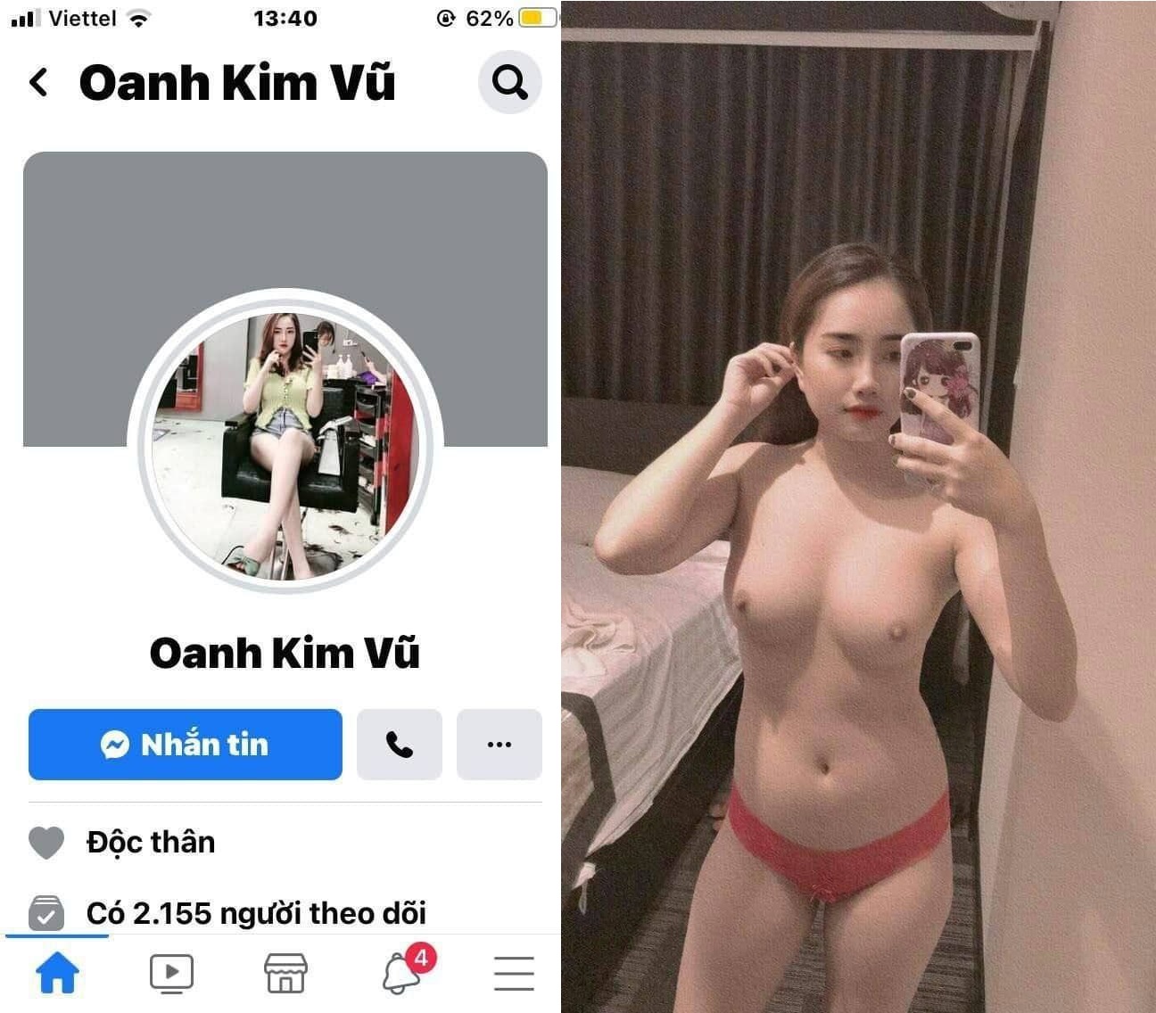sex viet - Vũ Kim Oanh mông to thích chổng lên cho anh nện